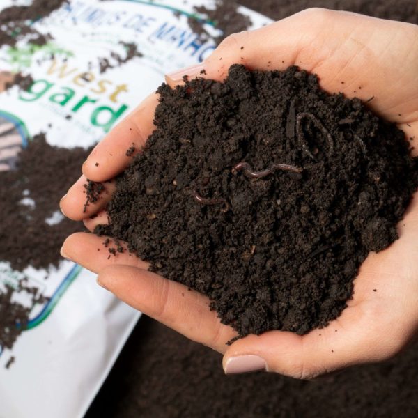 HUMUS DE MINHOCA 02 kg PREMIUM WEST GARDEN - Imagem 2