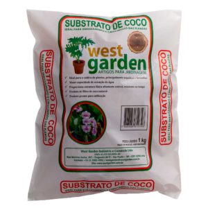 SUBSTRATO DE COCO 01 kg PREMIUM WEST GARDEN