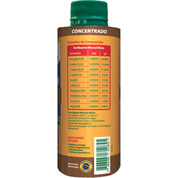 04 14 08 NUTRIÇÃO CONCENTRADA PREMIUM WEST GARDEN 138ml - Imagem 2
