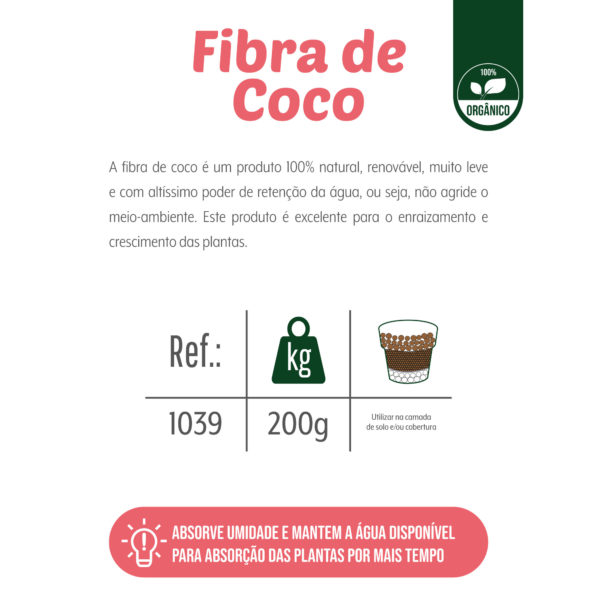 FIBRA DE COCO WEST 200g PREMIUM WEST GARDEN - Imagem 4