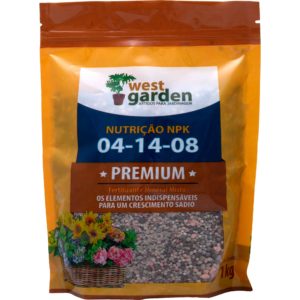 04 14 08 NUTRIÇÃO GRANULADO PREMIUM WEST GARDEN 01 kg