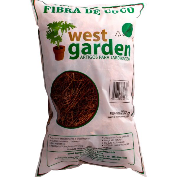 FIBRA DE COCO WEST 200g PREMIUM WEST GARDEN