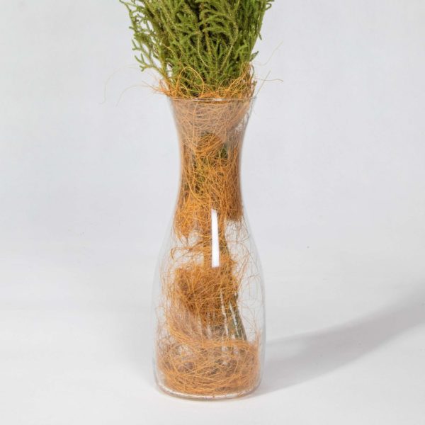 VASO GLASS MILANO DIAM 10.5CM X ALT 26.5CM WEST GARDEN - Imagem 2