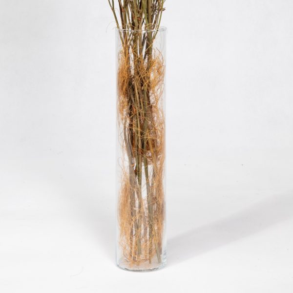 VASO GLASS MILANO DIAM 6.5CM X ALT 30 CM WEST GARDEN - Imagem 2