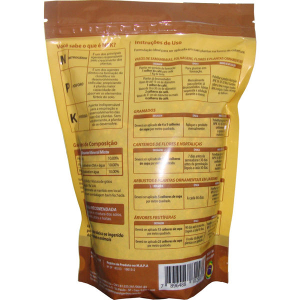 10 10 10 NUTRIÇÃO GRANULADO PREMIUM WEST GARDEN 01 kg - Imagem 3