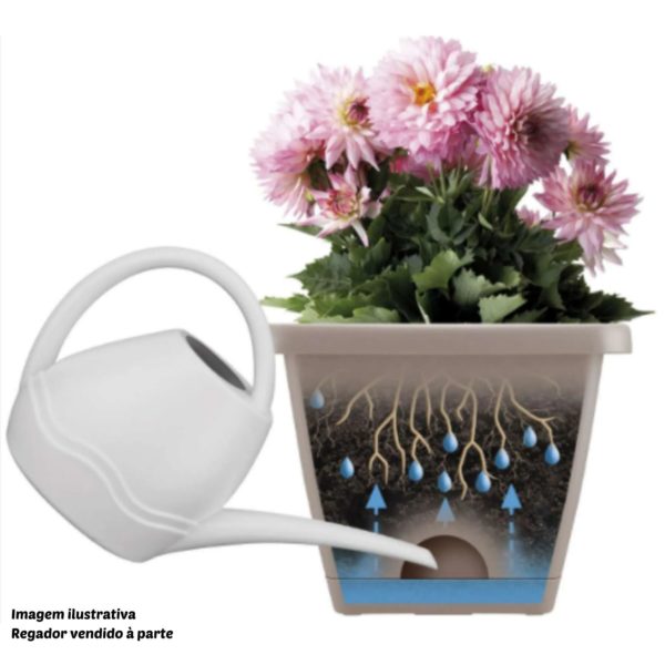 Jardineira Porto West Garden c/ Res. Anti Dengue - 40cm - Imagem 4
