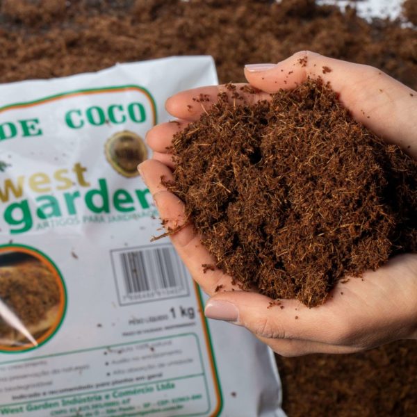 PO DE COCO WEST 01 kg PREMIUM WEST GARDEN - Imagem 2