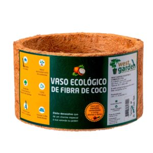 Vaso Fibra de Coco West Garden