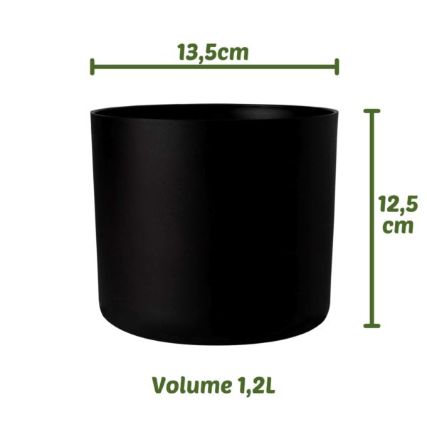 Vaso Cachepot Capri 14x13cm - Imagem 4